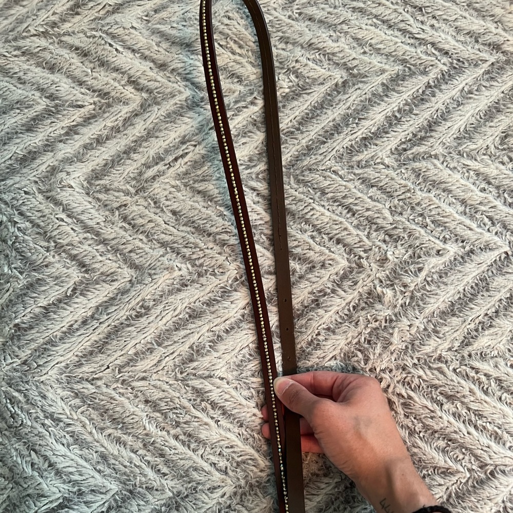 Brown Sparkle Beaded Belt